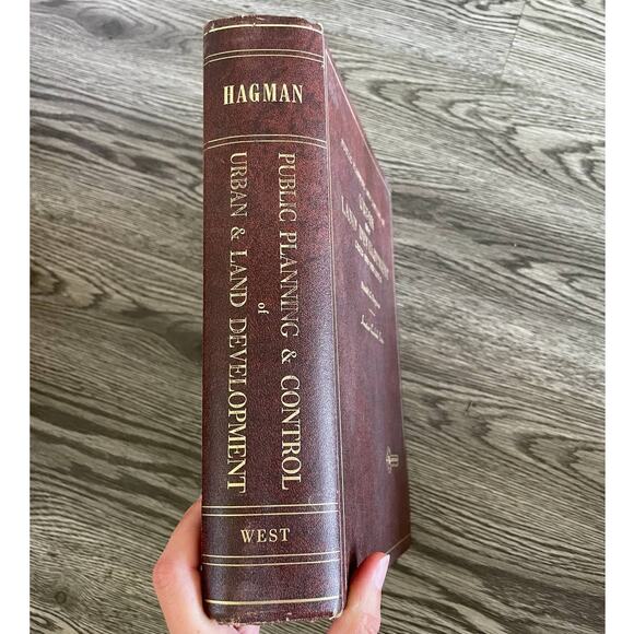 Vintage Leather-Bound Textbook - Urban and Land Development 1973 - Picture 3 of 4